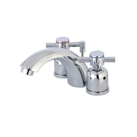 Kingston Brass KB8951DX Mini-Widespread Bathroom Faucet, Polished Chrome KB8951DX